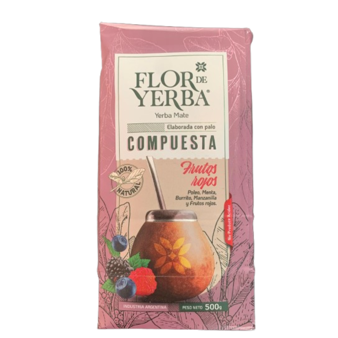 Flor de Yerba Frutos Rojos